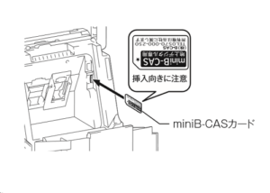 Makita　充電式ラジオ付テレビ　TB100　準備①　miniB-CASカード